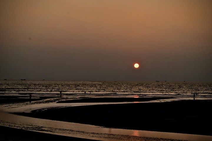 sunset at beach