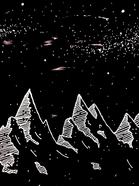 mountains art
