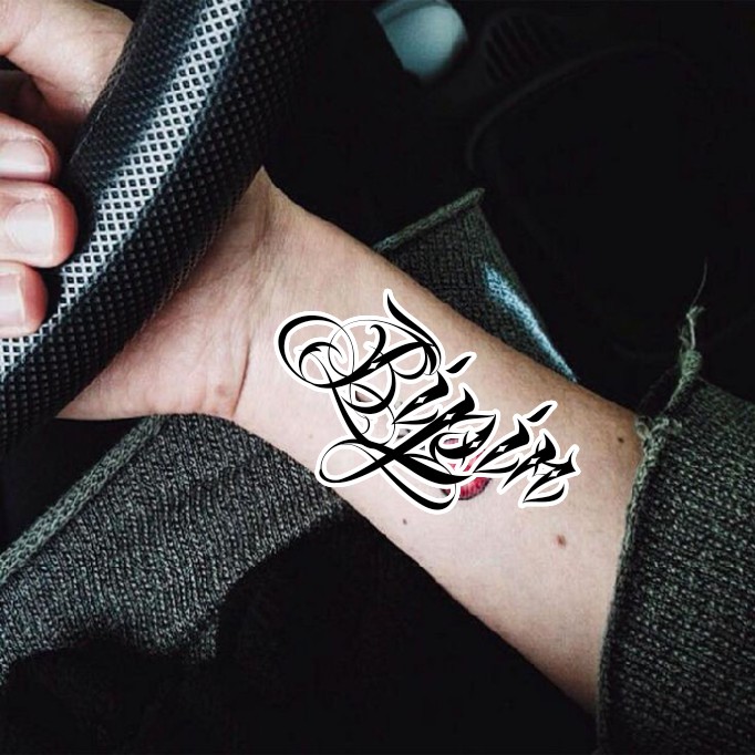 bipin name tatoo