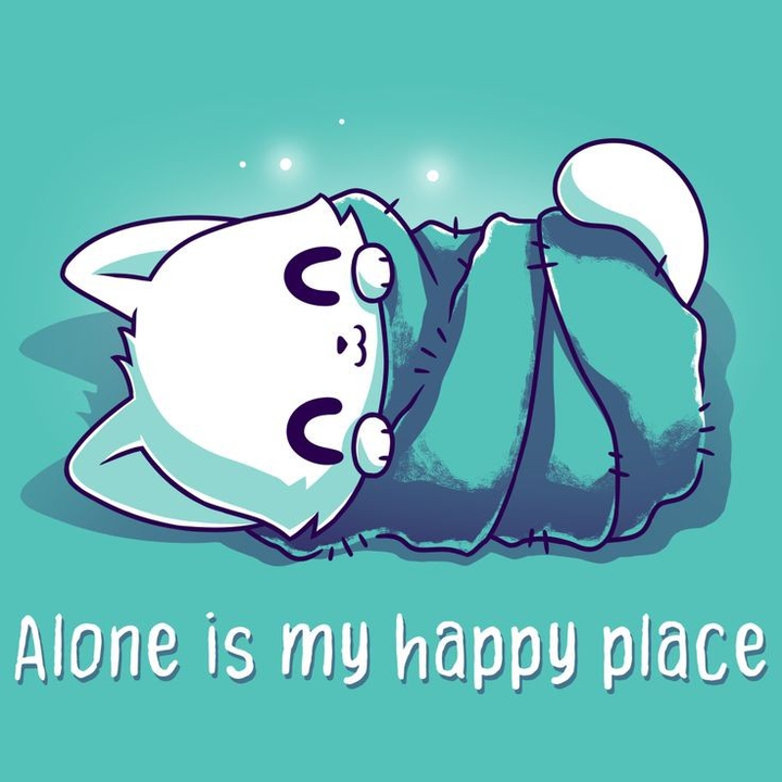 alone#happy