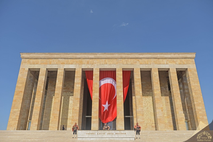 Here is Anıtkabir in Ankara Türkiye
