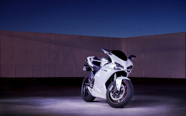 Ducati white sports