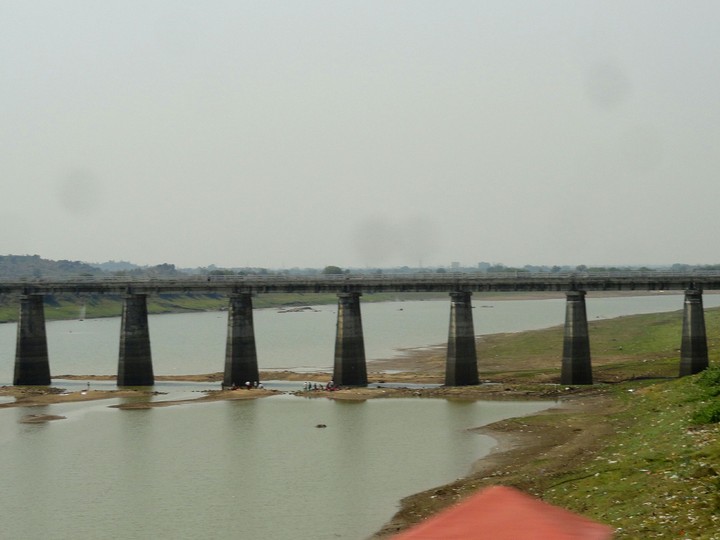 A bridge on godavari, at basara