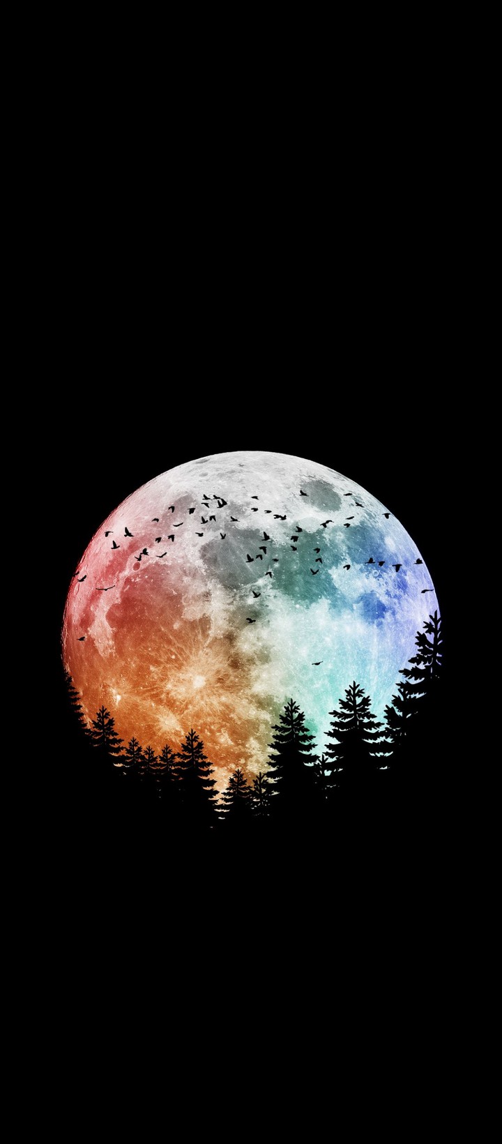 Colorful Moon