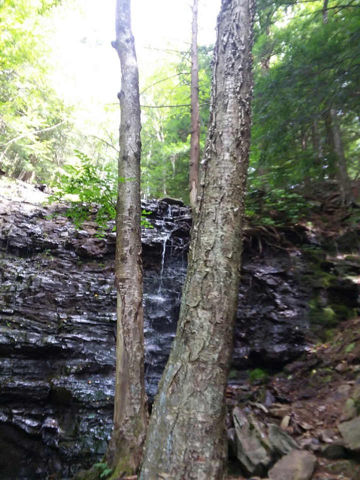 falls at a trickle