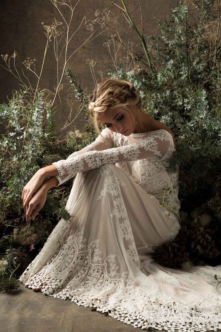 white dress
