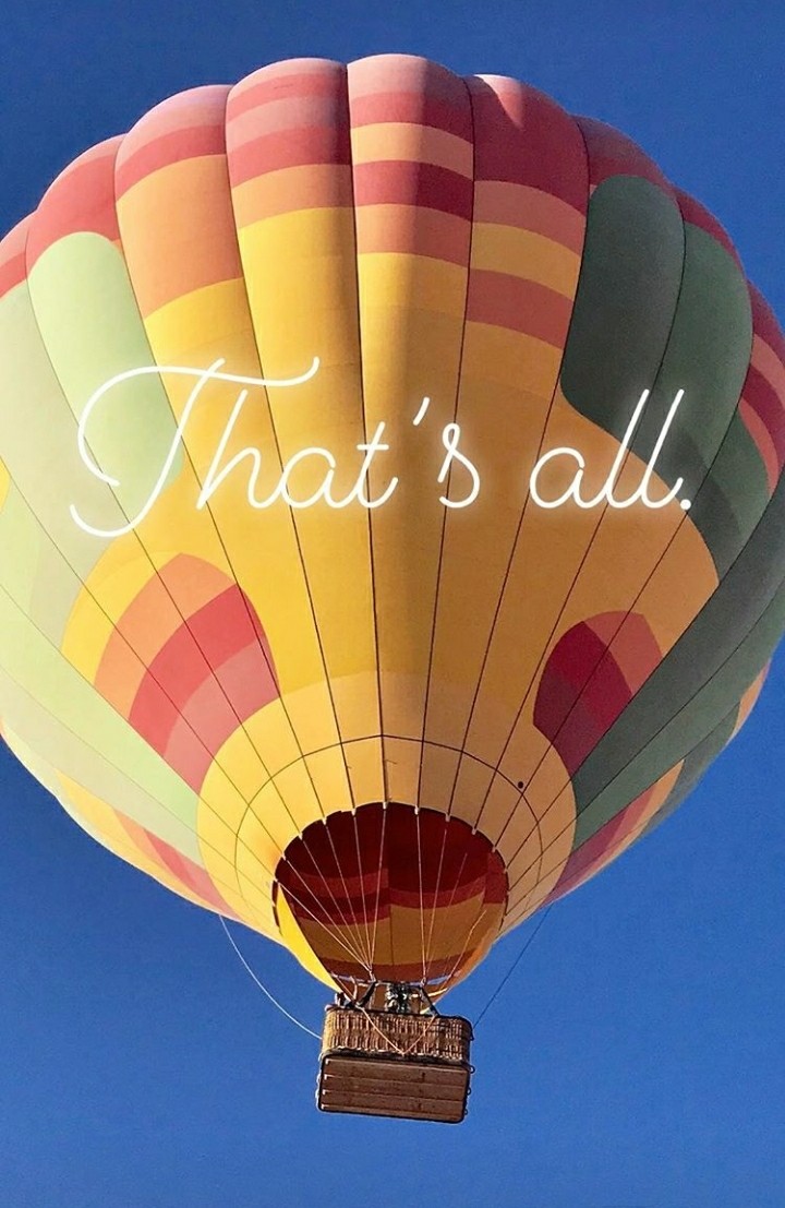 That's all.
