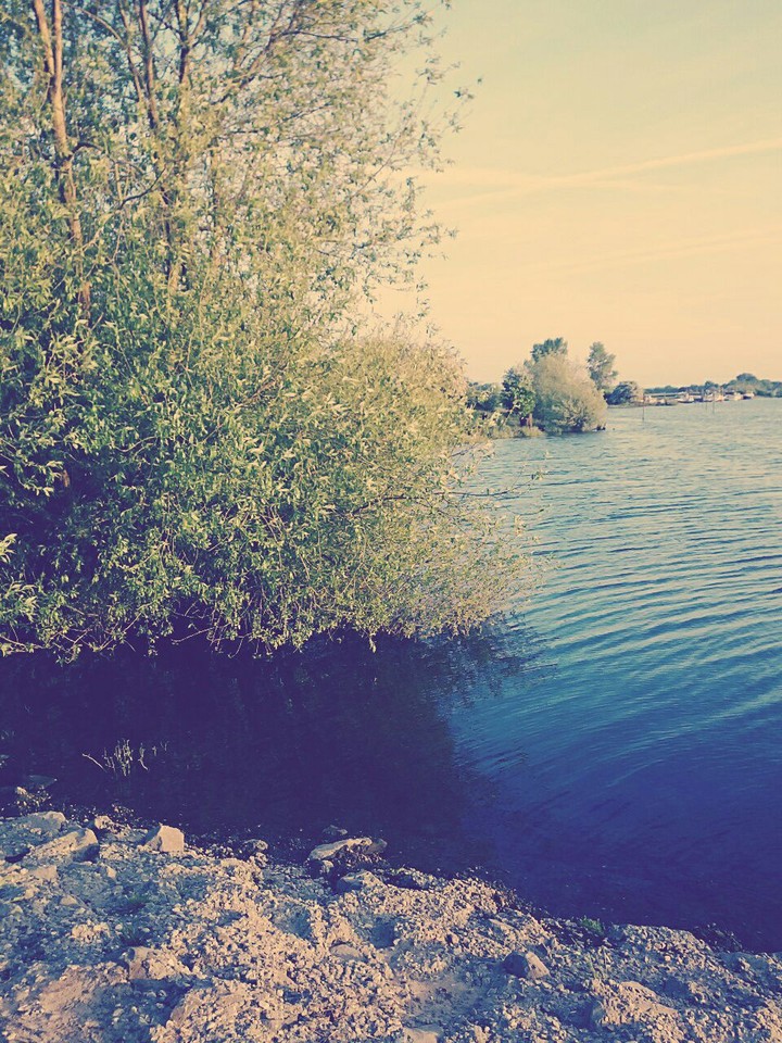 Blue lake