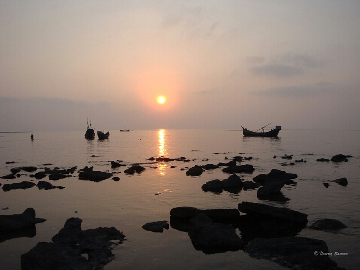 Sunset in St Martin's Island
