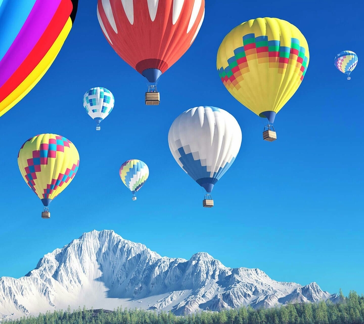Beautiful blue sky