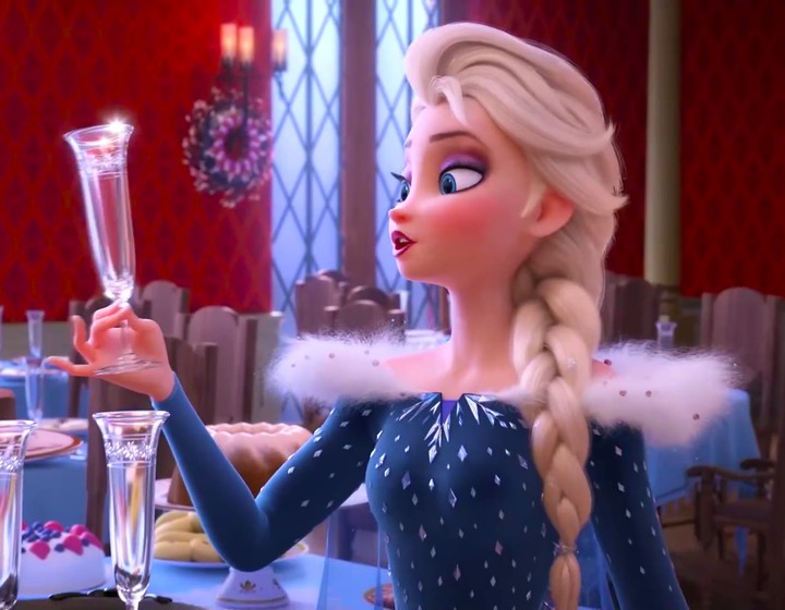 Queen elsa olaf's frozen adventure