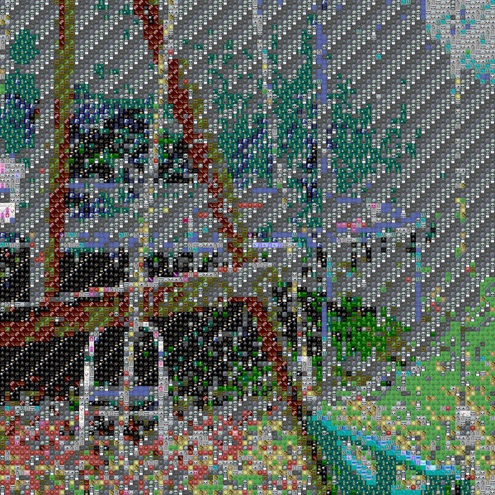 outside