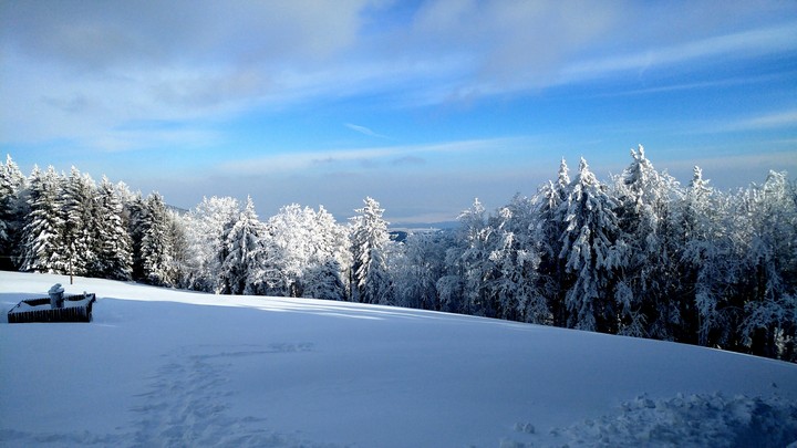 snowy hills
