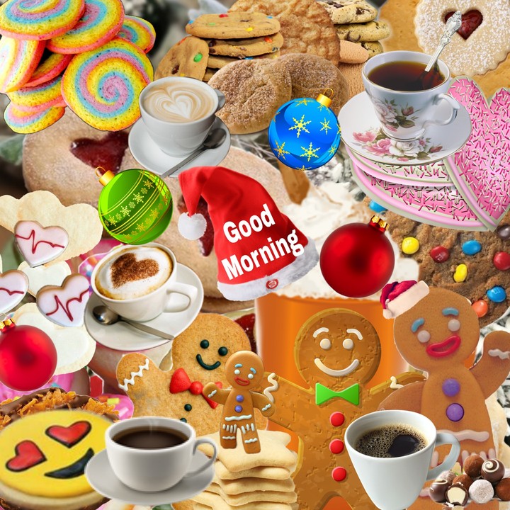 Guten Morgen in der Weihnachtszeit