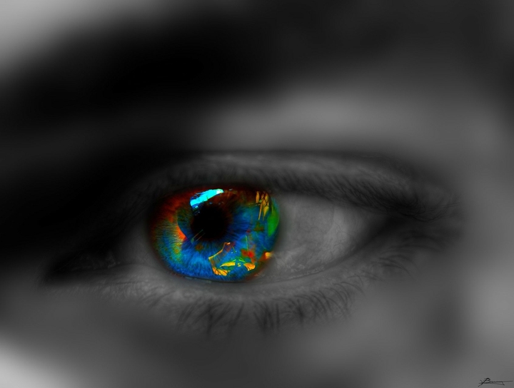 Just me and my eyes....