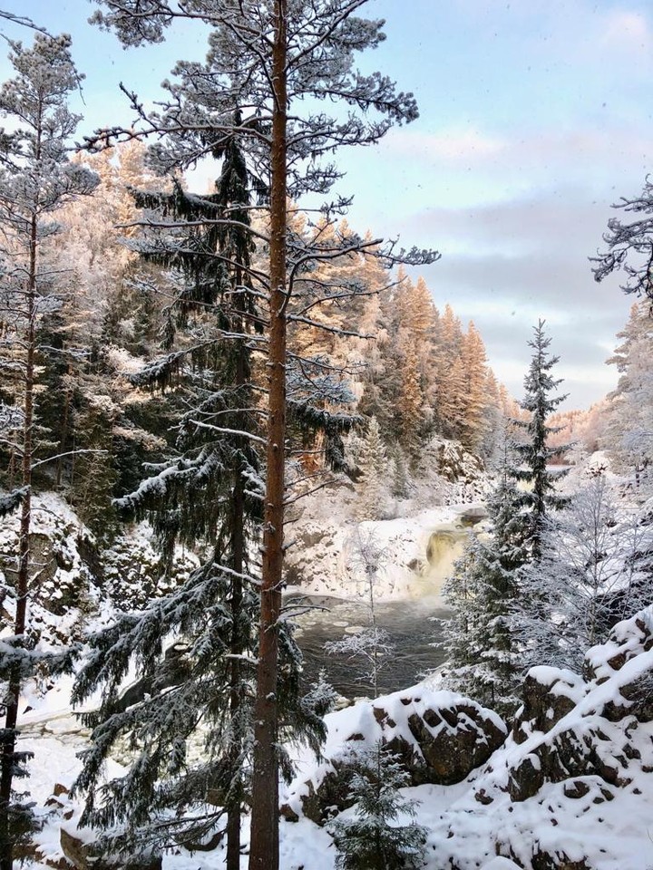 Зима в Карелии