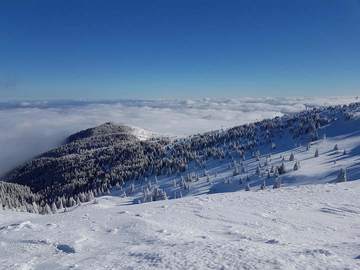 top of the mountain