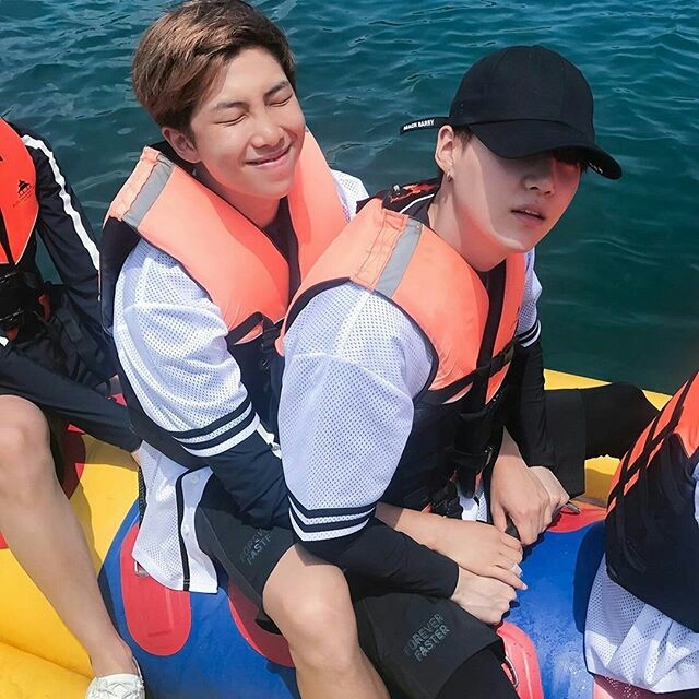 Suga and RM