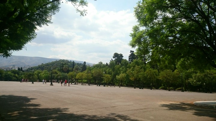 ZAPPEIO SQUARE, ATHENS, AUGUST 2019
