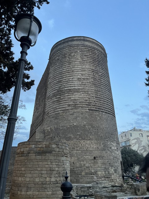 Maiden Tower old city Baku Azerbaijan