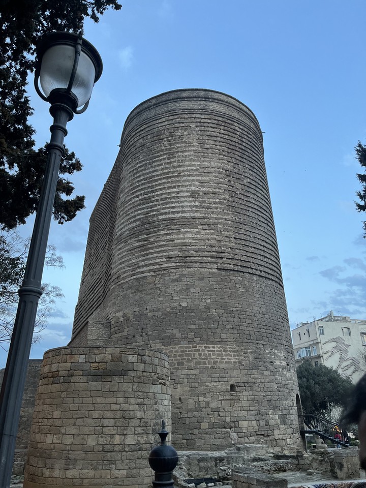 Maiden Tower old city Baku Azerbaijan