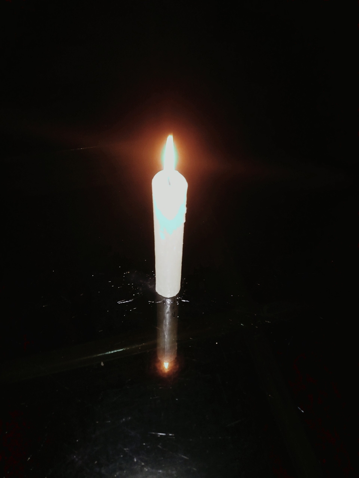 Burning candle
