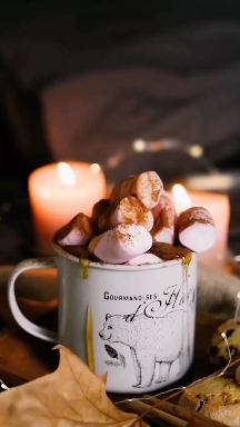 Sweet cocoa marshmallow.