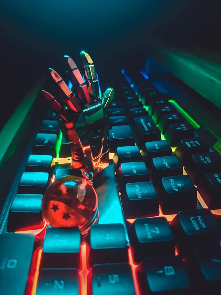 #hands on light
