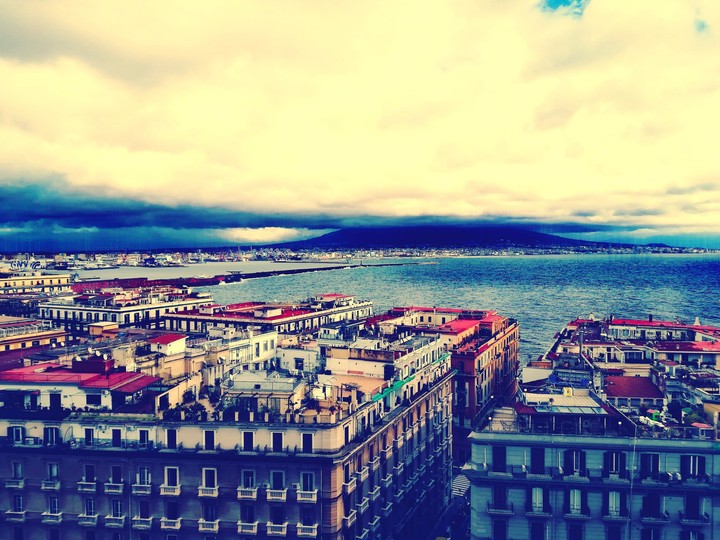 #napoli #Vesuvio #nuvole