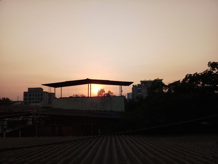 sunset time