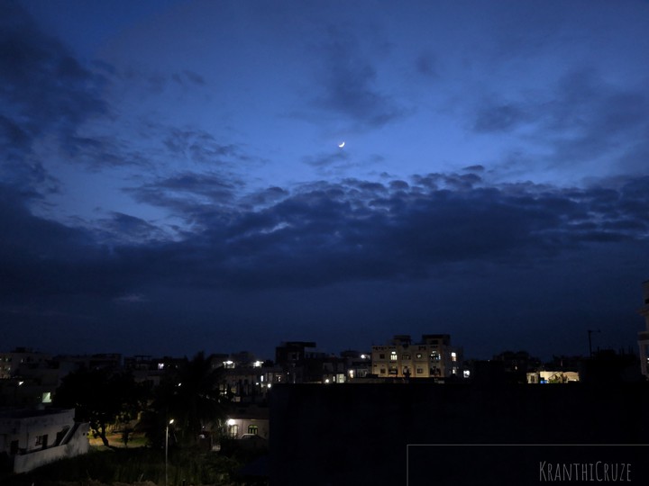 Moon and the Sky