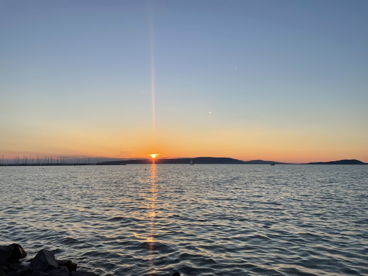 Balaton lake from Hungary