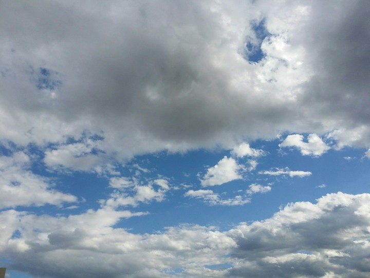 Blue sky and clouds