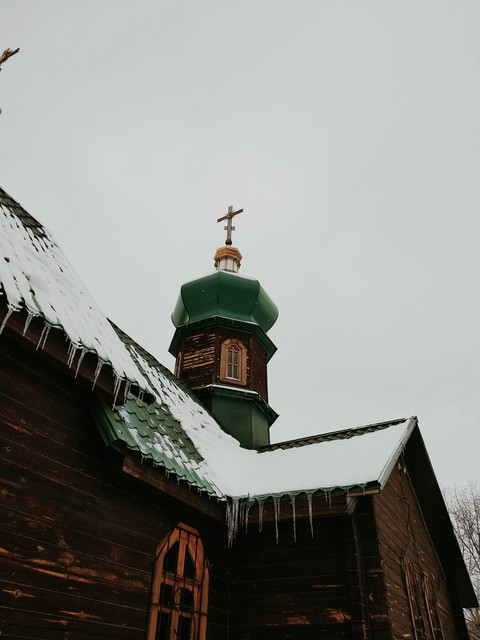 тапети winter, church