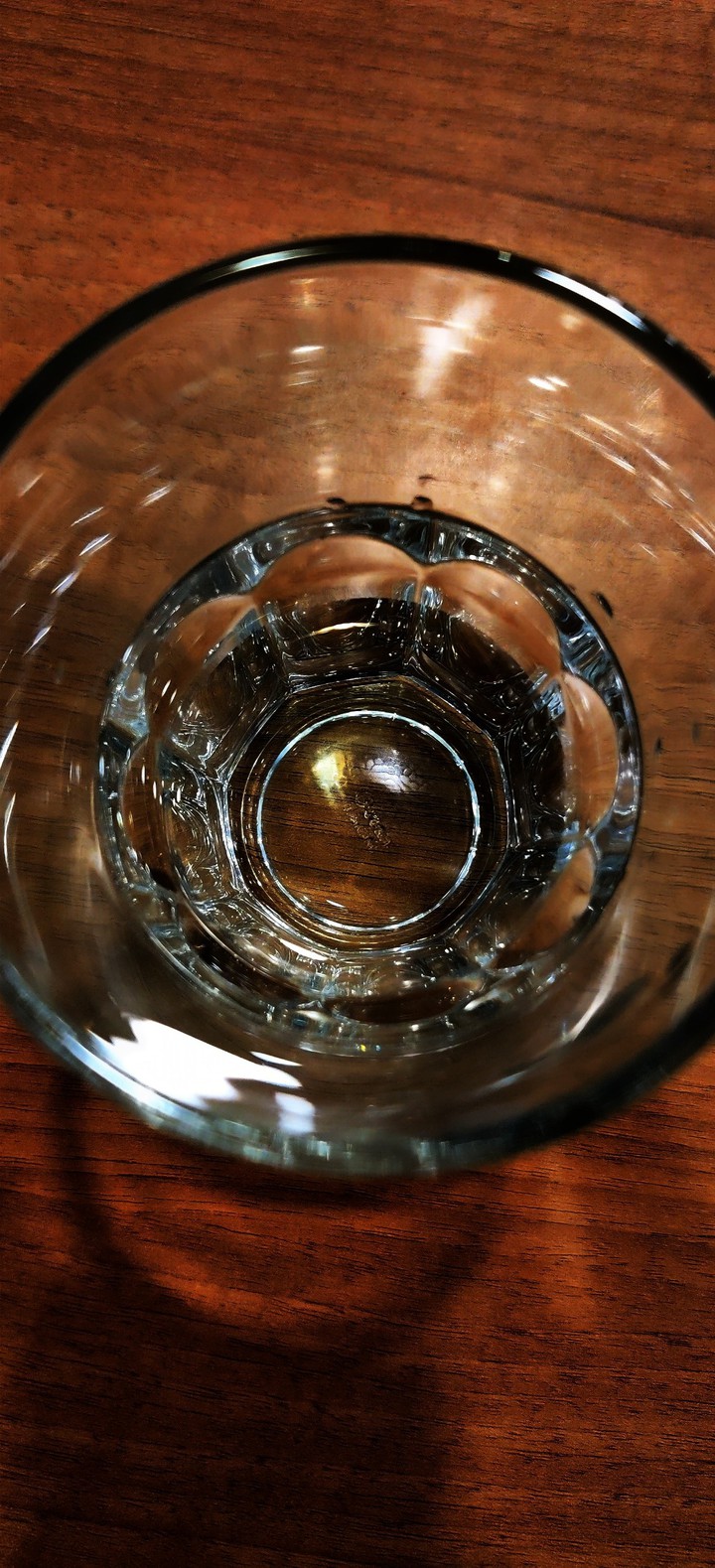 Glass is half filled, or half empty.