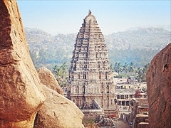 Famous Virupaksha Temple, Hampi..