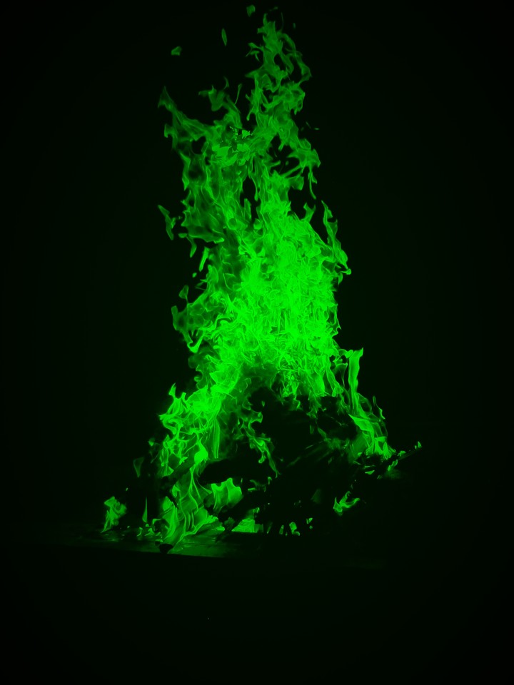 green fire