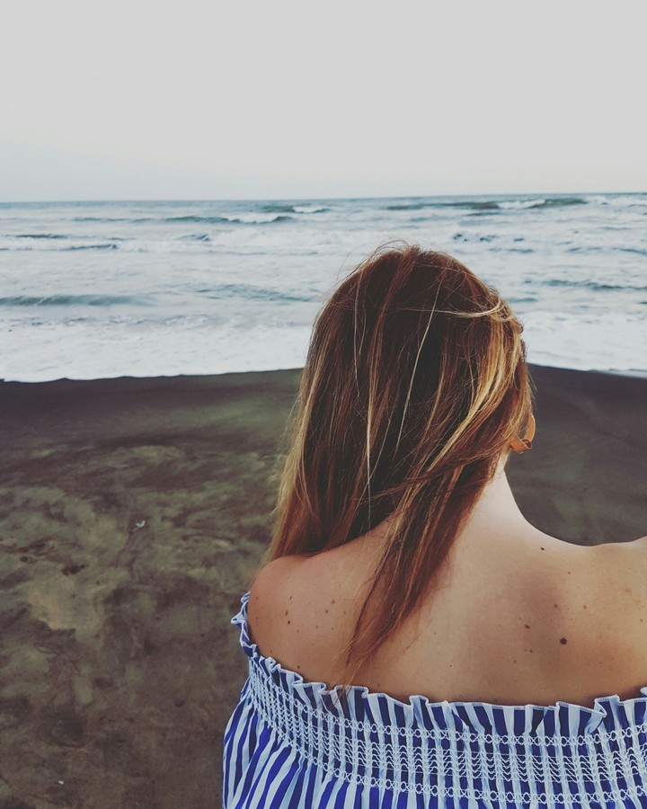 Seaside in August.