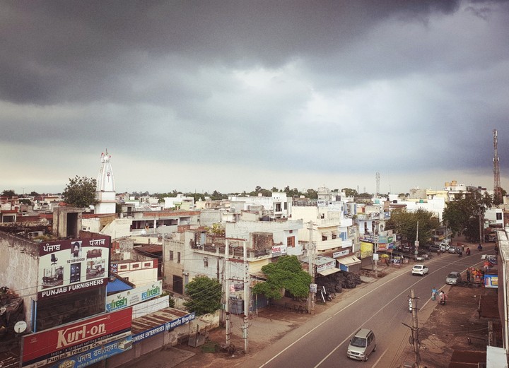 Clouding Evening of my city