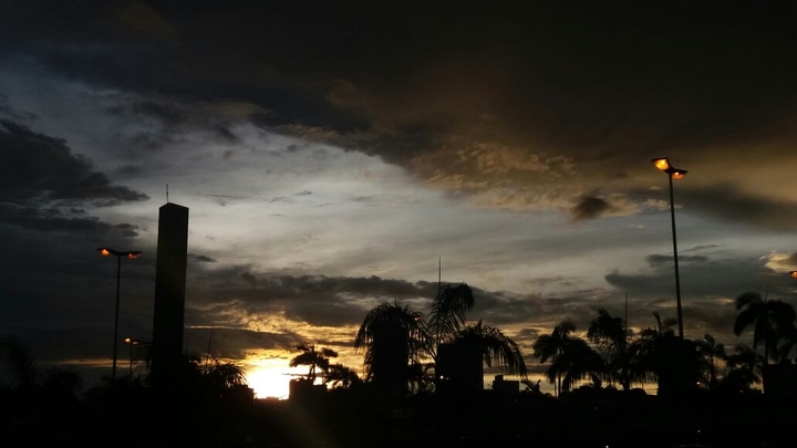 anoitecer de ontem em Uberlândia MG