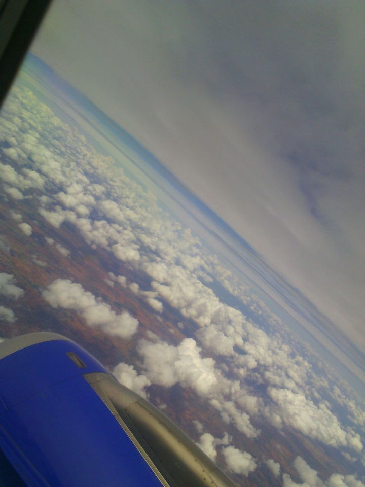 During traveling in space