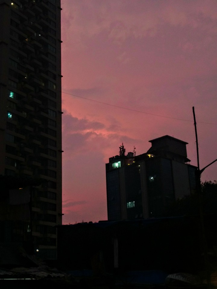 sky in eavning