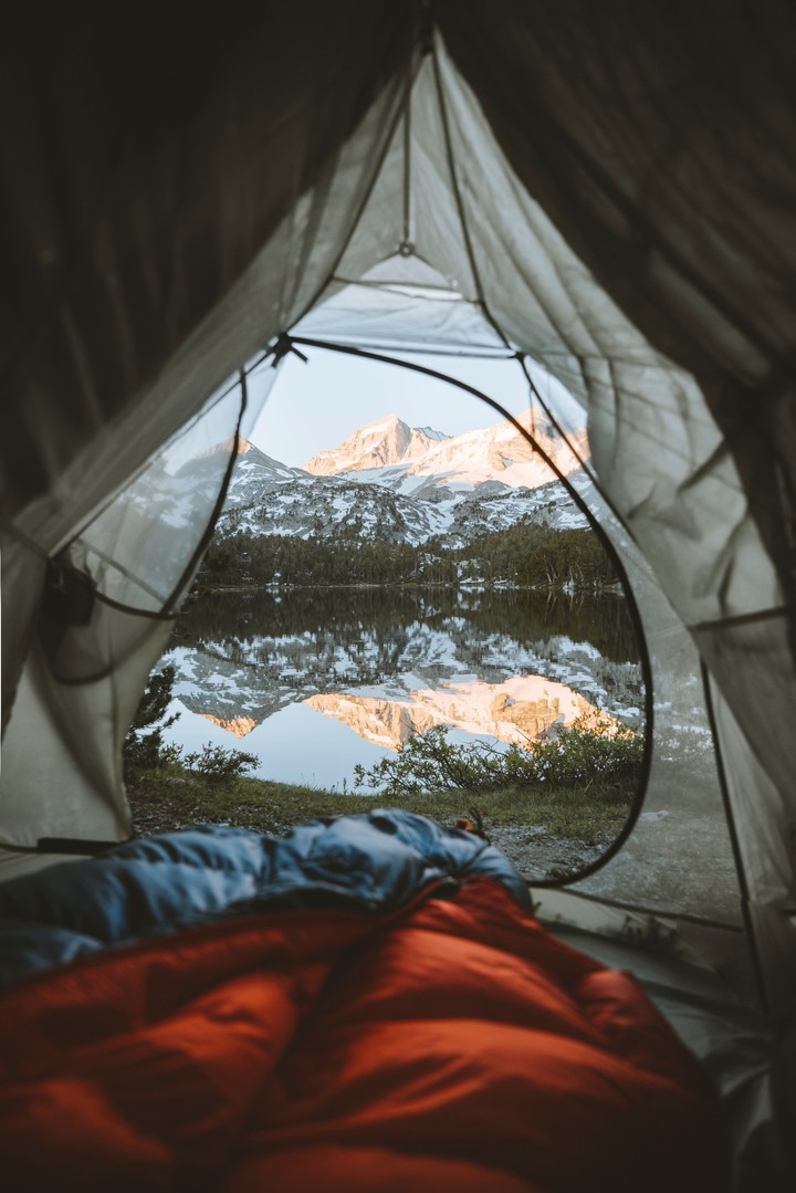 Tent Mountains Lake