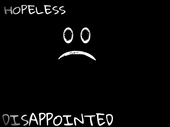 sad in darkness
