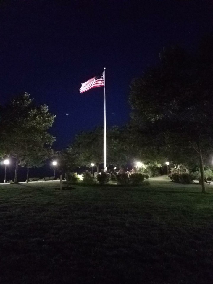 "That our flag was still there."