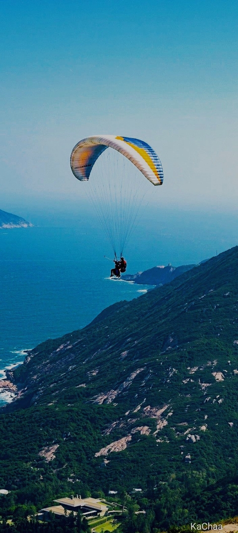 шпалери parachute, recreation