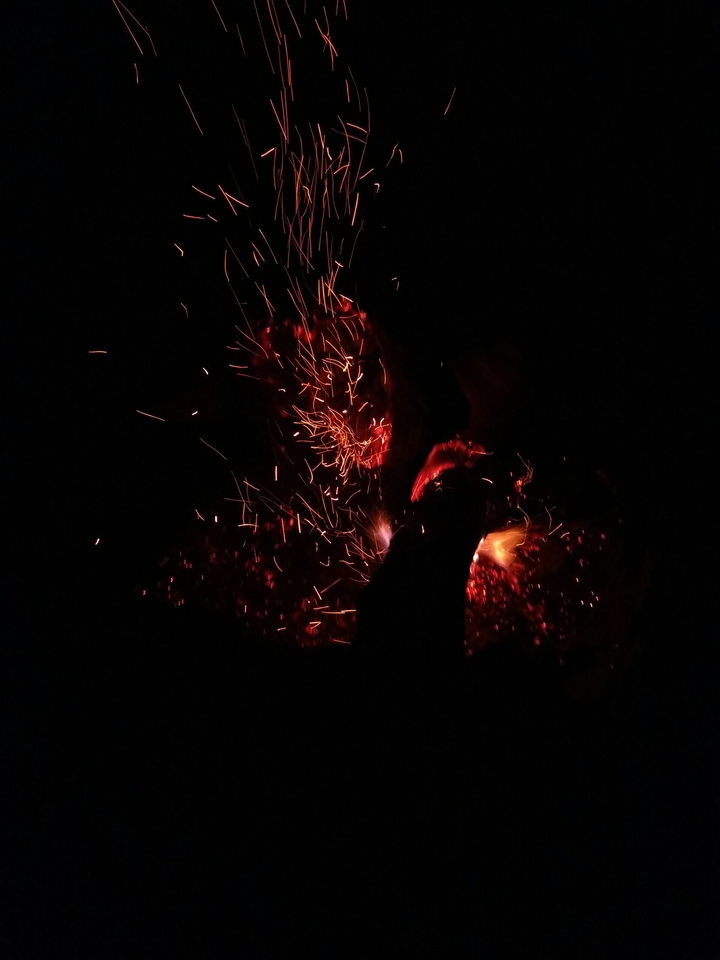 Raging fire