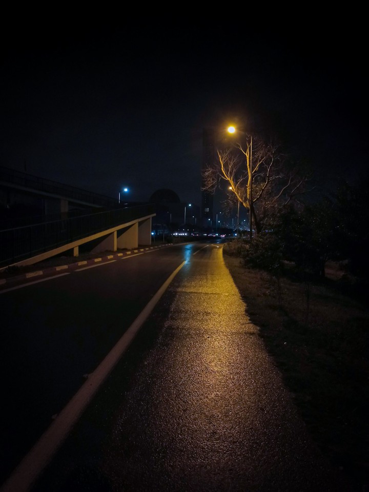 on my way
