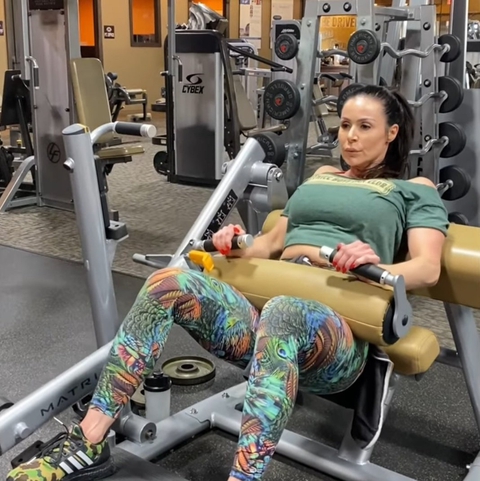 leg workout day