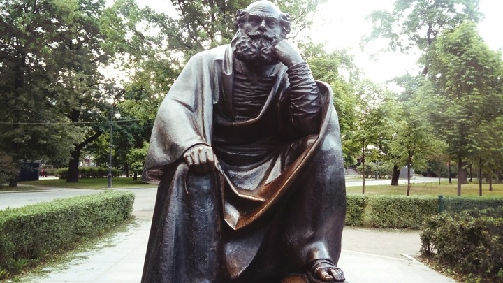 Thinker at the park